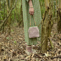 Tea Green Original Design Tung Green Homemade Hand-woven Rope Made of Diy Material Package