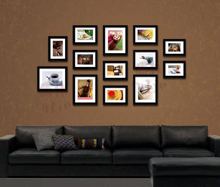 【儒林家居旗舰店】儒林 13框实木相框像框镜框画框相片照片墙相架