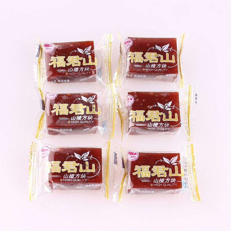 福君山 山楂方块450g天津特产零食 8块8一袋 团购产品满10件包邮