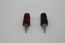 Type 333 stud connector pole M6 iron plated nickel inverter wiring terminal power post head red black