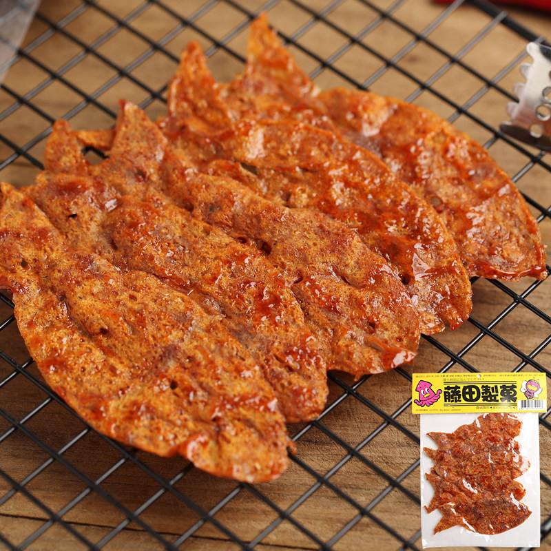 日本进口 藤田制果沙爹鱼片 香辣烤鱼片美味休闲海鲜零食20g 0028_7折