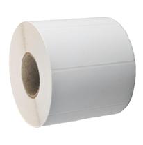 Plus bar code 80x50 coated paper self-adhesive TSC244 MA2400 label printing paper 1000 hot sale