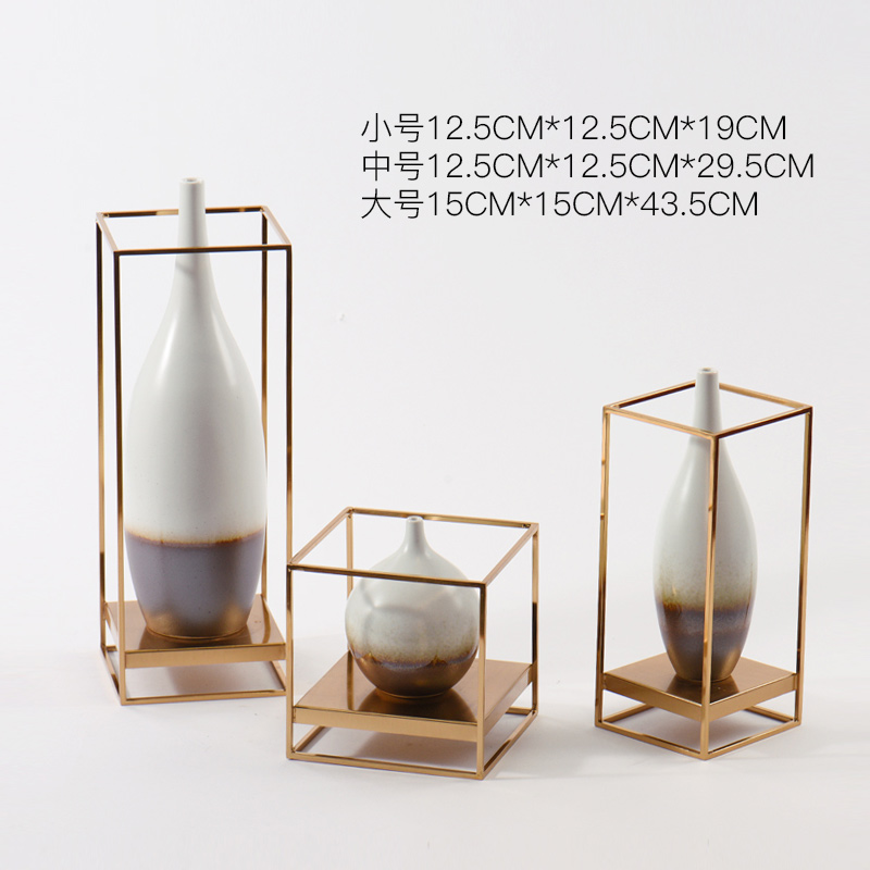 New Chinese style home furnishing articles sitting room window flower implement household act the role ofing is tasted tea table desktop ceramic vases, soft outfit decoration