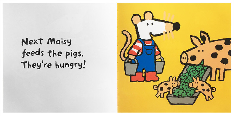 英文原版绘本maisy039smorningonthefarm小鼠波波廖彩杏童书