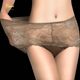 Panties feminine lace mid waist plus size fat MM high waist no trace ladies mesh see-through big red briefs Panties feminine lace mid waist plus size fat MM high waist no trace ladies mesh see-through big red briefs