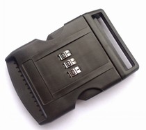 Factory Direct Supply Plastic Password Buckle Safety Buckle Backpack Button Bag Large Premium