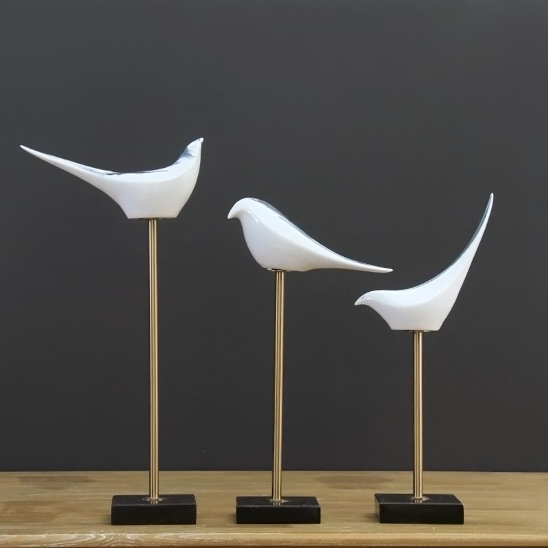 New Chinese style household modern creative ceramic lovely bird furnishing articles example room sitting room TV cabinet study ornaments