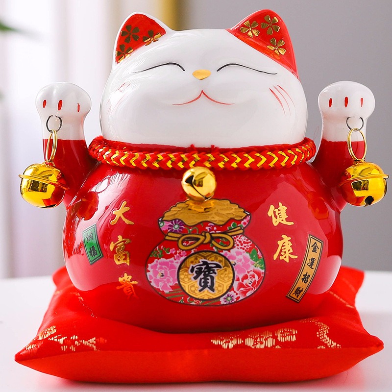 The Cat the opened ceramic saving ceramic Cat household act the role ofing is tasted furnishing articles ceramic ceramic Cat sitting room