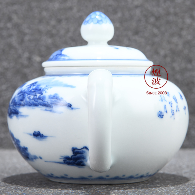 Jingdezhen ancient jun lesser RuanDingRong built in the han river jams lesser CiHu teapot