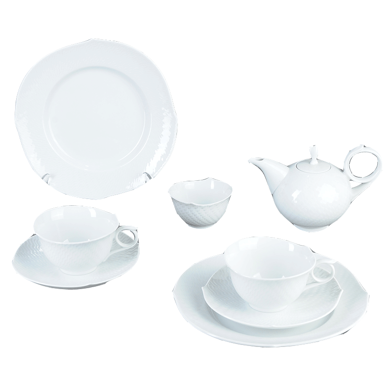 German mason MEISSEN porcelain wave series of pure magic teapot teacup tea set group