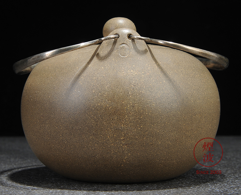 Made those yixing it Fang Guoqin checking old mud a single bead girder teapot 340 ml