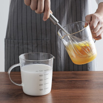 Doubled preferably with scale milk cup heatproof microwave oven can heat high borosilicate glass cup with handle measuring cup