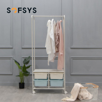 Clothes rack Floor-to-ceiling bedroom simple clothes rack Household clothes rack Multi-function clothes rack Floor-to-ceiling coat rack