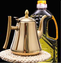 Lotus lamp fragrant oil butter tank for Buddha Buddha temple stainless steel oil pot household oil bottle small oil tank bottle Buddha hall