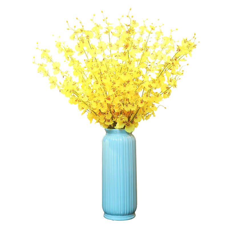 Creative modern European ceramic vases, small pure and fresh and the living room table simulation flower arranging flowers home furnishing articles