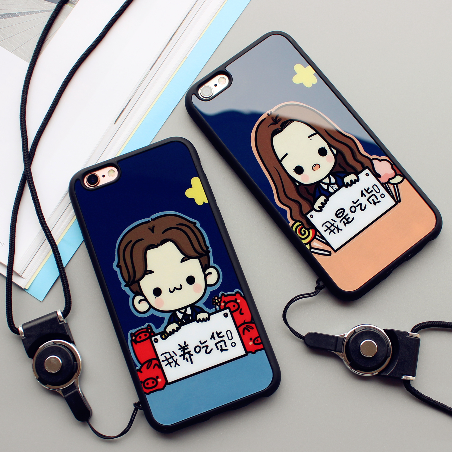 密码iphone6s手机壳iphone5s手机子7苹果六6plus情侣套5se软边潮硅胶教程外壳图片