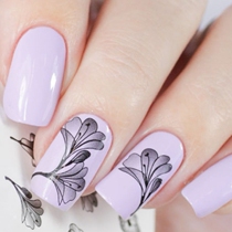 Russian pastoral cat MILV Ink series water transfer watermark sticker Nail sticker 949-1057