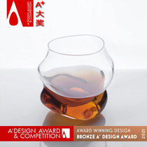 European A Design Award Mincuis Double Spiral Wine Glass Whiskey Glass Smelling Cup Oriental Wine Tasting Cup