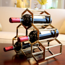 European style home villa living room wine cabinet decoration ornaments dining table wine rack wine rack home creative decoration