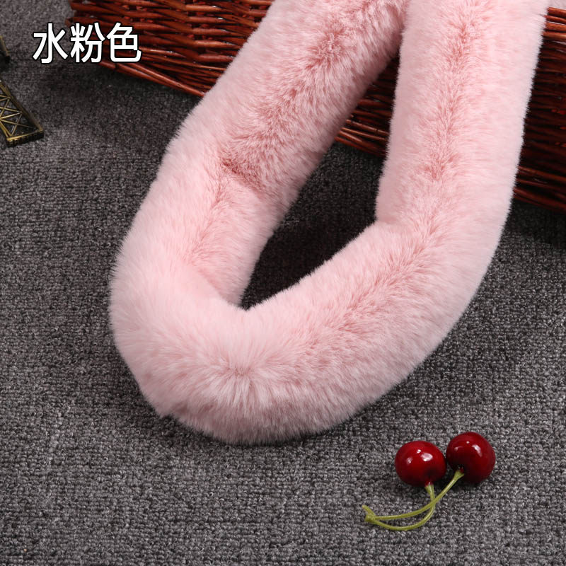 毛毛绒手提包带子包配件仿皮草金属链条女单肩斜挎背包宽带子单买