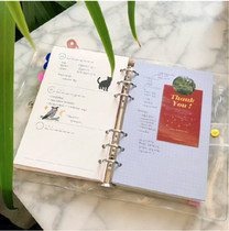 (Smore spot) South Korea A Bubble-Crush A6 Size 6-hole loose sheet inner core weekly plan