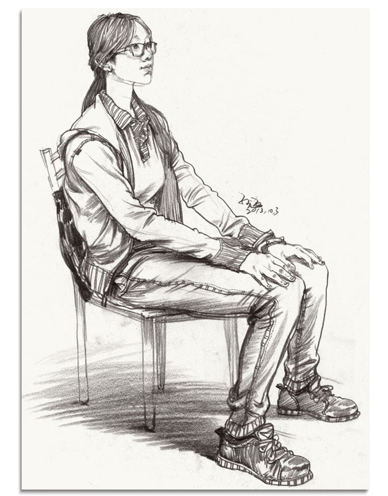 经典全集 速写人物书籍临摹本线描性面对画盛世宴悟道超级完郝良月