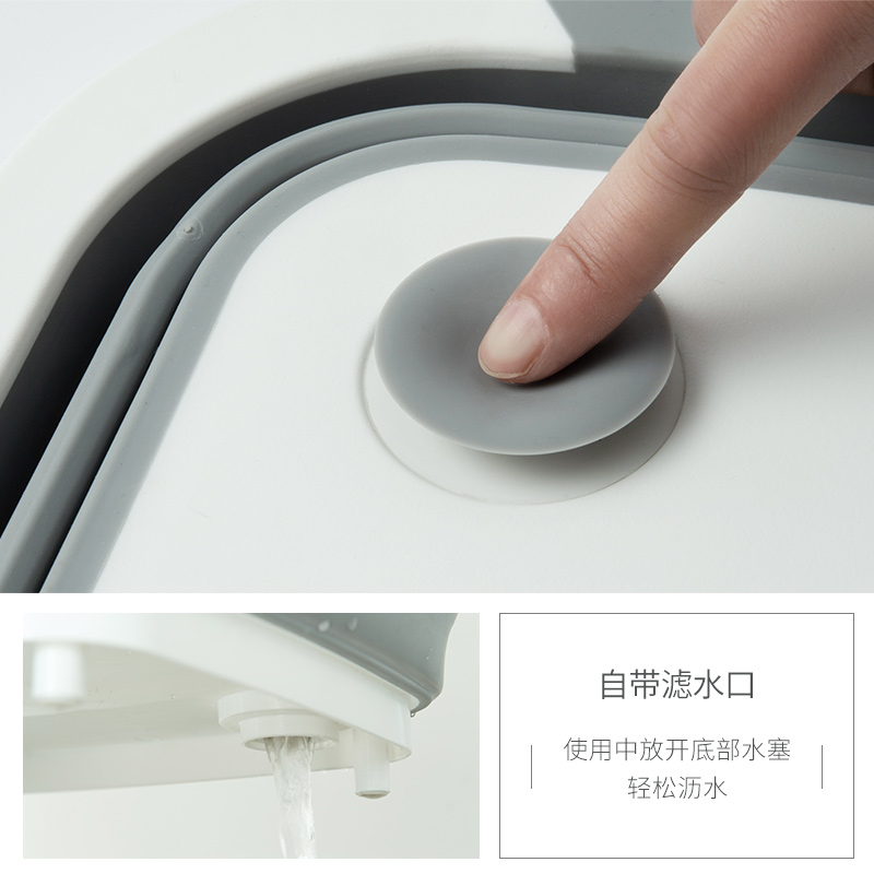 multifunctional foldable vegetable sink drain basket kitchen household creative sink sink dish basin washing vegetables and fruit basket