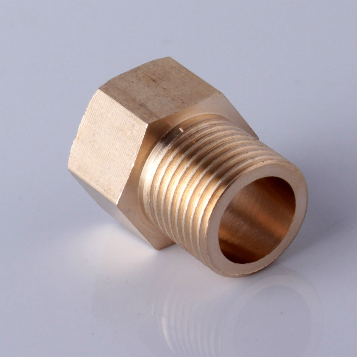 时龙 全铜加厚四分双头 内外丝直接对接头内丝对接对丝4分铜接头