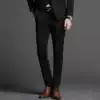 Wedding pants Male groom wedding pants Male groom suit pants Male slim youth Korean version of the trend suit pants