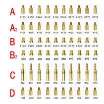 MOTORCYCLE ACCESSORIES MODIFIED PWK PE CVK carburetor BRASS MAIN VOLUME MAIN SUB NOZZLE MAIN PILOT JET