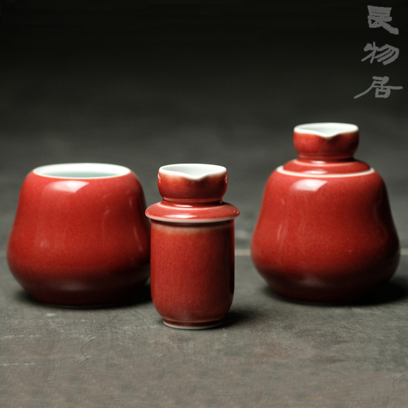 Offered home - cooked color glaze transparent glaze temperature wine pot in jingdezhen manual hot Chinese archaize ceramic wine wine