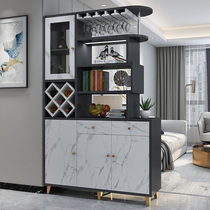 Entrance cabinet Shoe cabinet integrated modern simple light luxury style wine cabinet Door-to-door door stopper screen partition cabinet European style