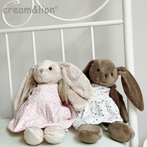 CREAMLION rabbit plush toy Little girl doll baby can chew TO appease the doll CHILDREN sleep with