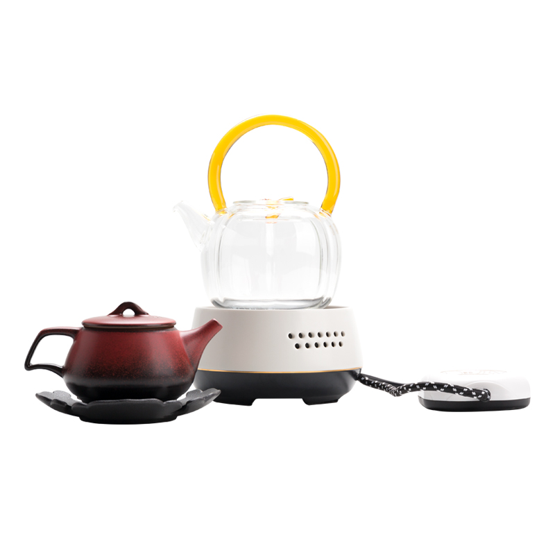 Household boiling tea ware suit titian glass teapot tea stove steam boiling pot of a complete set of electrical TaoLu kung fu tea set