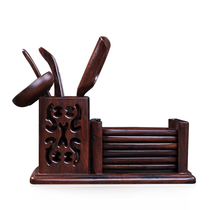 Zhongzheng tea set Household Kung Fu tea set Tea ceremony accessories Black Sandalwood Six Junzi tea ceremony combination ZZCJPJ004