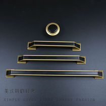 New collage wardrobe handle black grey Phnom Penh modern minimalist kitchen cabinet door handle Nordic light lavish