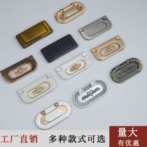 Drawer cabinet door concealed handle invisible Ming fit flat cabinet wardrobe door handle modern cabinet minimalist cabinet handle