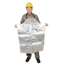 2021 fire insulation and anti-scalding apron Labor protection aluminum foil apron High temperature 1000 degrees smelting fire-resistant and anti-burning bib