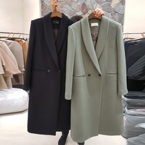 Gross jacket womens 2020 new autumn and winter Korean version easy to thicken in the middle of a long style popular in the middle of the Hebbon