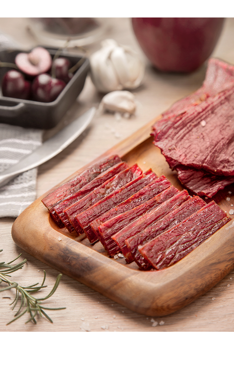 母亲原切牛肉片50g*4包魔鬼黑胡椒孜然原味休闲零食母亲牌牛肉干