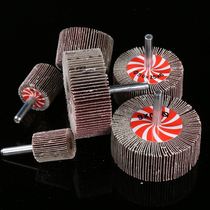 Anzicheng melamine crafts polishing grinding handle 6MM60 mesh assembly line table drill sand cloth wheel Louver grinding head