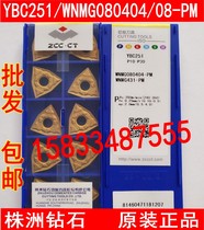 Zhuzhou Diamond peach shaped outer circle CNC blade WNMG080404 080408-PM YBC251 252