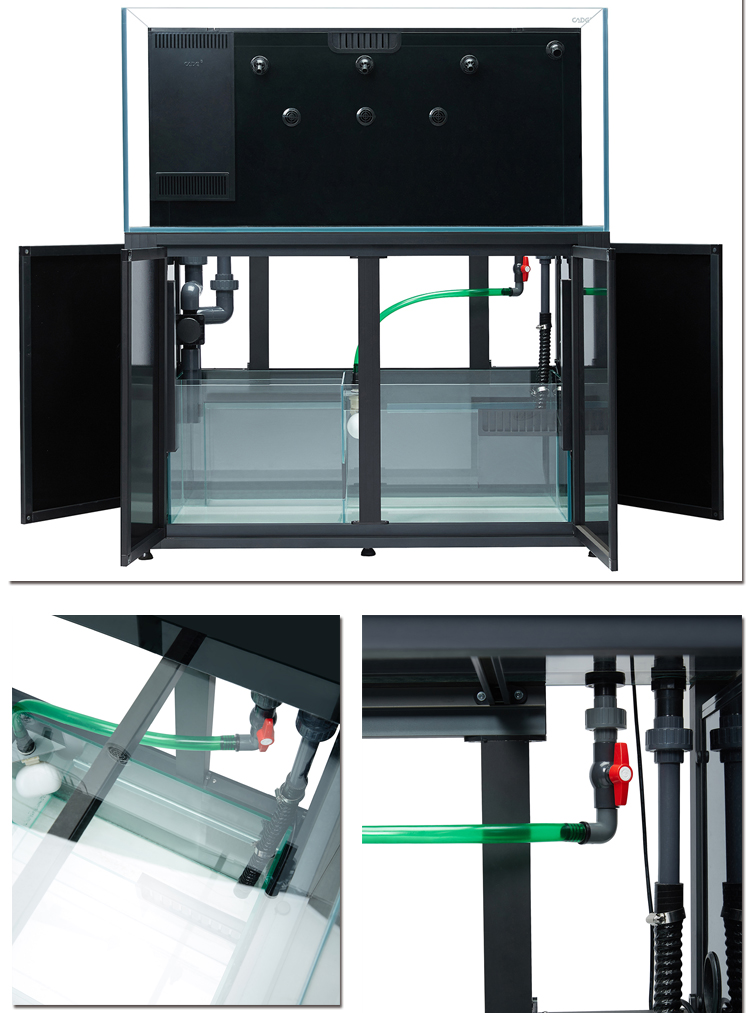 彩蝶彩鲽玻璃鱼缸底滤缸水族箱海缸珊瑚缸客厅6090120150海缸1