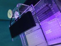 Jiguang new 1201AI smart version mini sea water cylinder light 22WLED back filter cylinder light control Sunrise Sunset