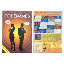 Spot seconds action code Codenames English version of ordinary board game board game