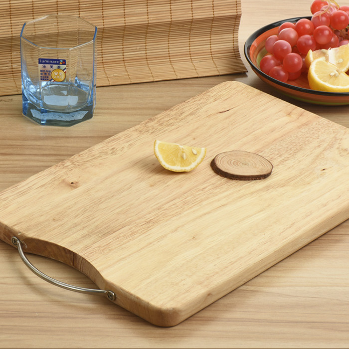 家用橡木菜板实木砧板长方形抗菌加厚切菜板厨房两用案板无漆无蜡