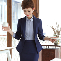 Professional suit suit suit female spring and autumn black lady skirt professional dress overalls college students work clothes