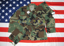 The new public military version of the United States four-color jungle four-cluster BDU Shirt pants