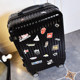 Korean version of the suitcase male trolley suitcase universal wheel travel luggage personality female password luggage 20 inch 24 inch college students Korean version of the suitcase male trolley suitcase universal wheel travel luggage personality female password luggage 20 inch 24 inch college students