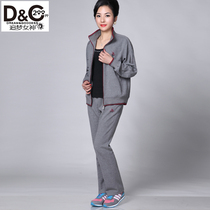 200 Catty Old Age Sports Suit Women Spring Autumn Coats Middle-aged Fat Moms Broads Two Sets Casual